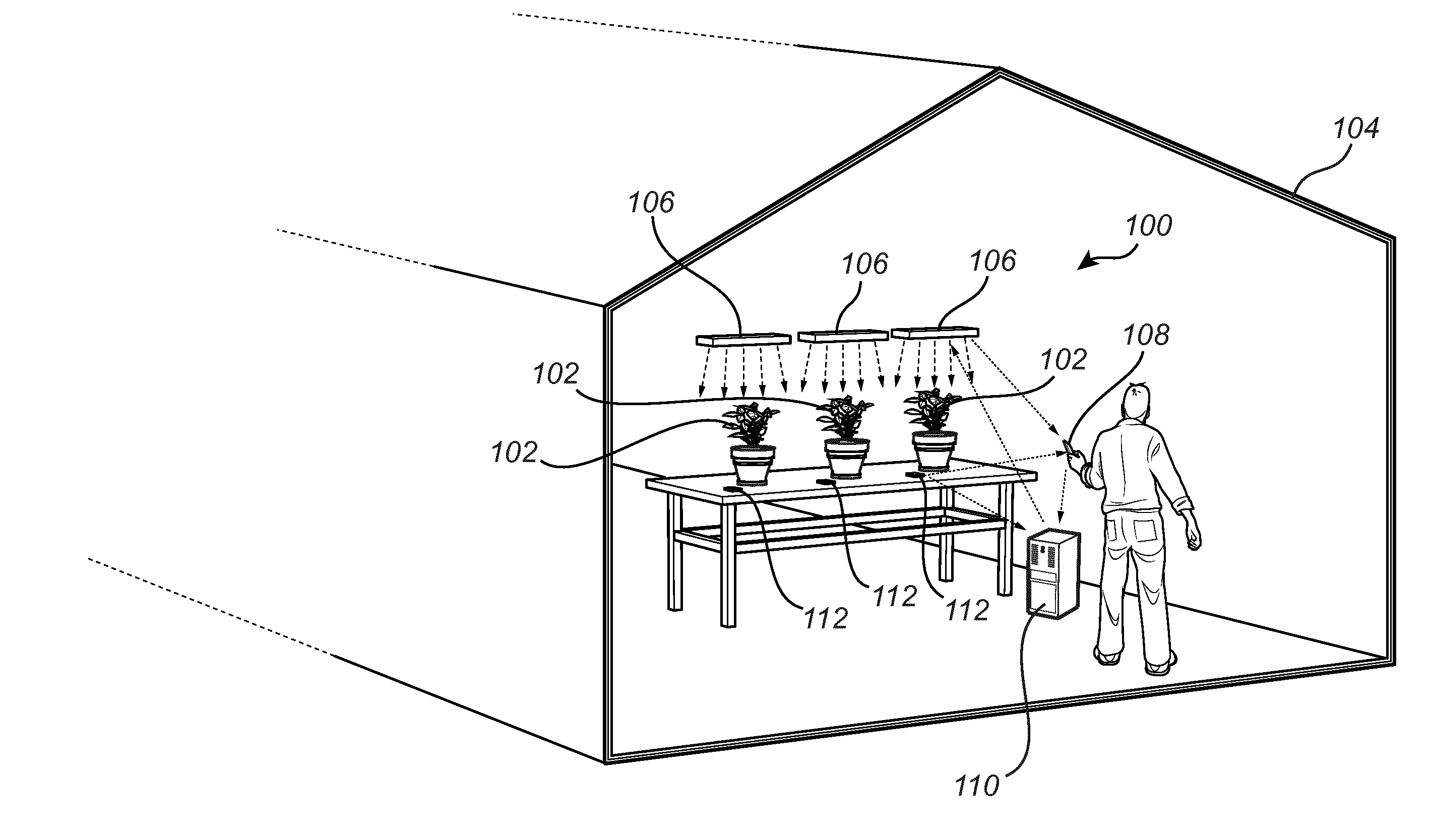 Position based management of an artificial lighting arrangement