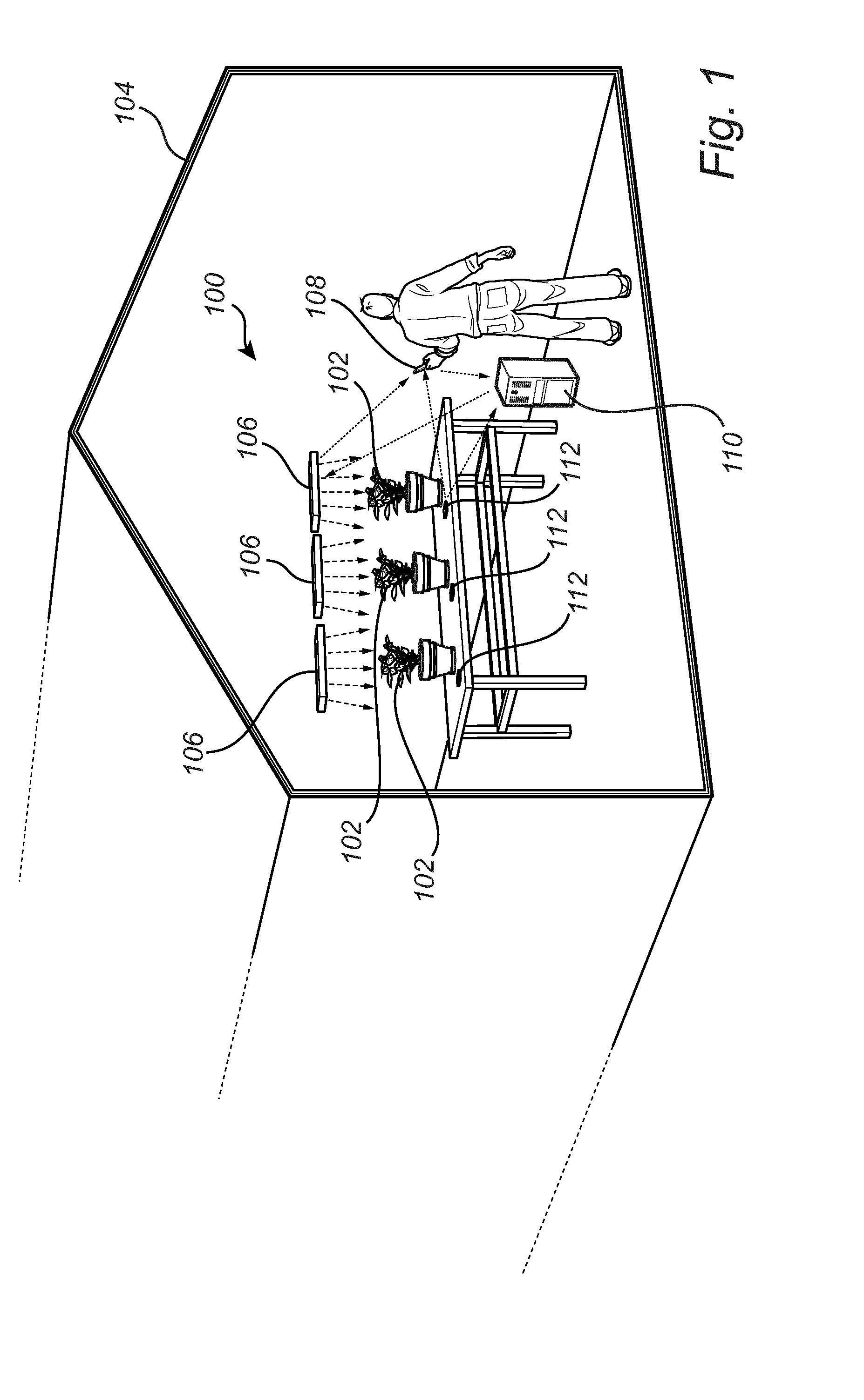 Position based management of an artificial lighting arrangement