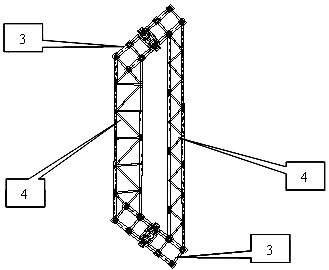 Mixed supporting system for steel structure integral lifting construction