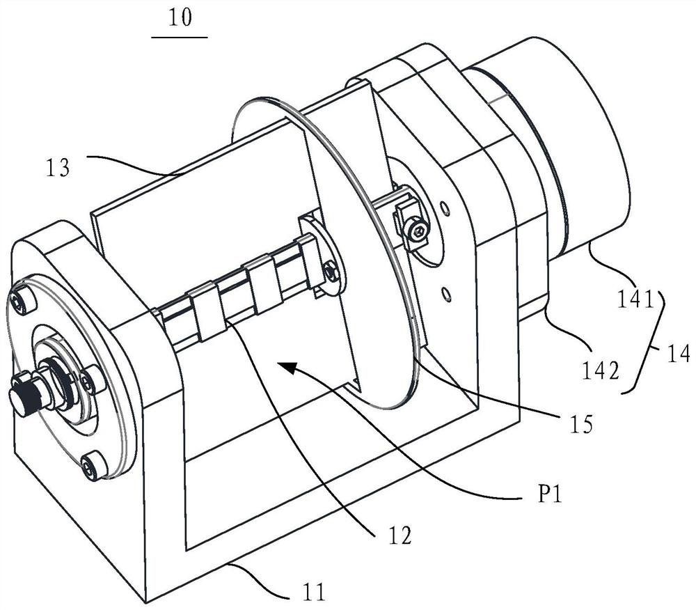 Laser radar rotary reflection device and laser radar