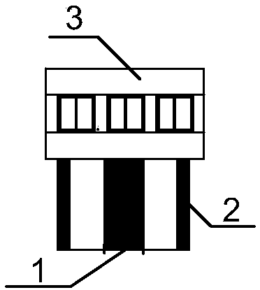 Nesting integral lifting building structure