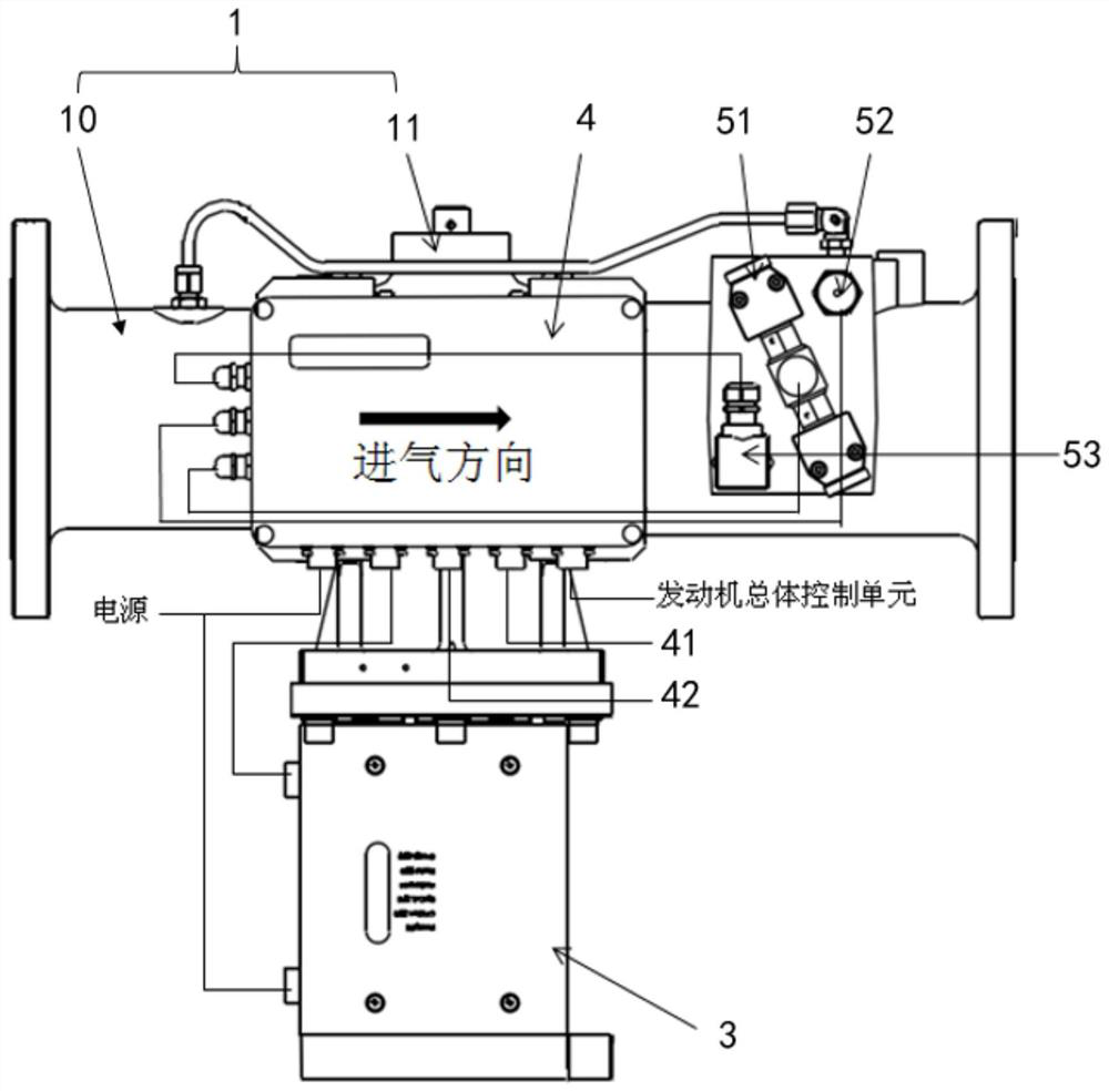 Fuel gas flow metering regulating valve