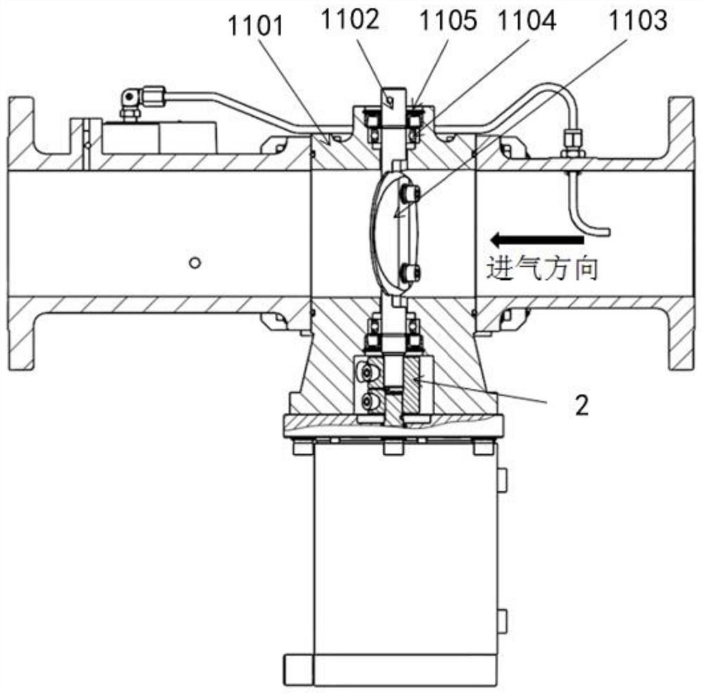 Fuel gas flow metering regulating valve