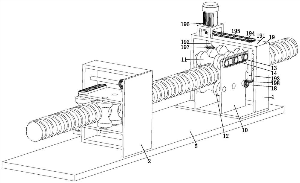 Deformed steel bar finish rolling machining machine and finish rolling machining process