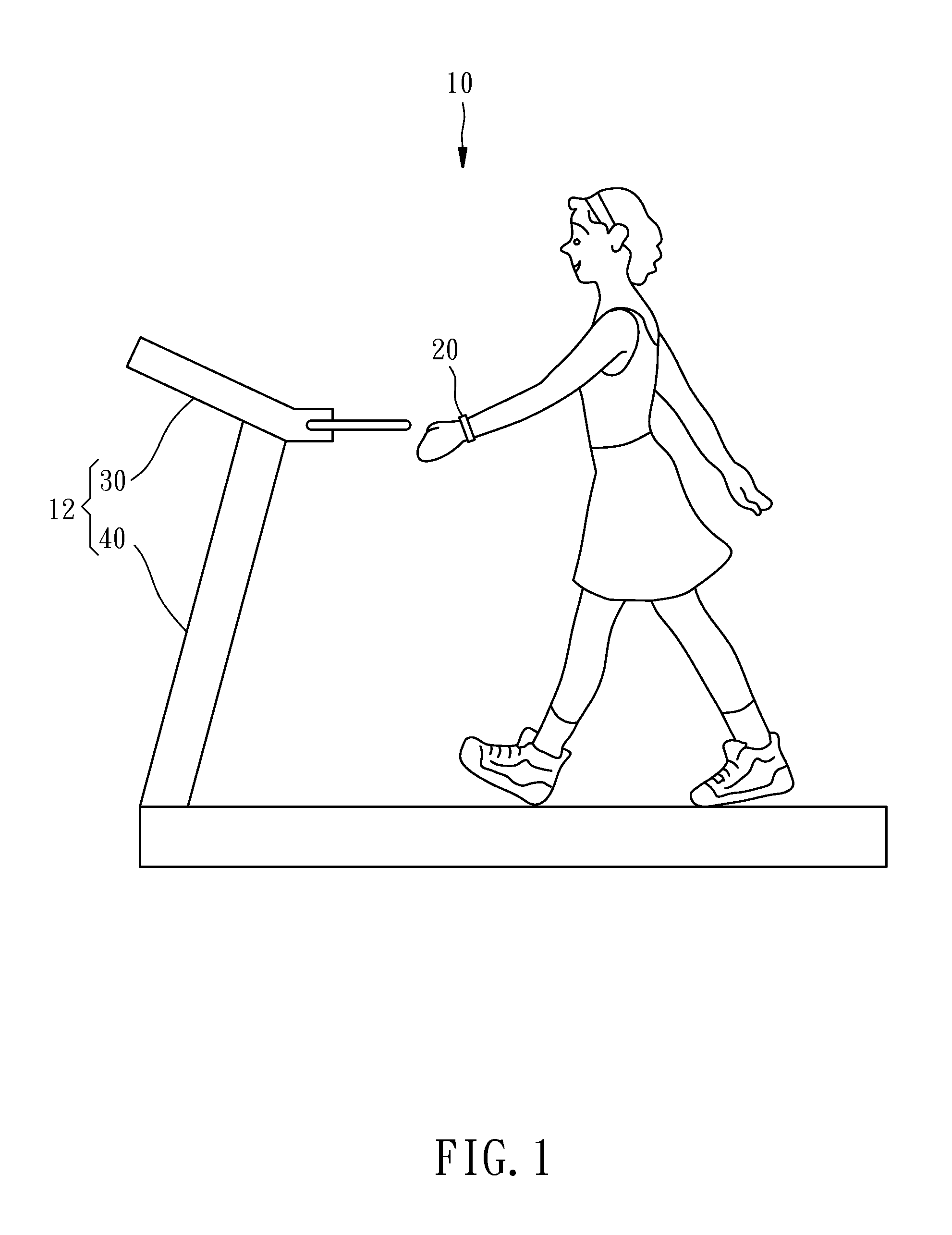 Trainer control method and fitness device using the same