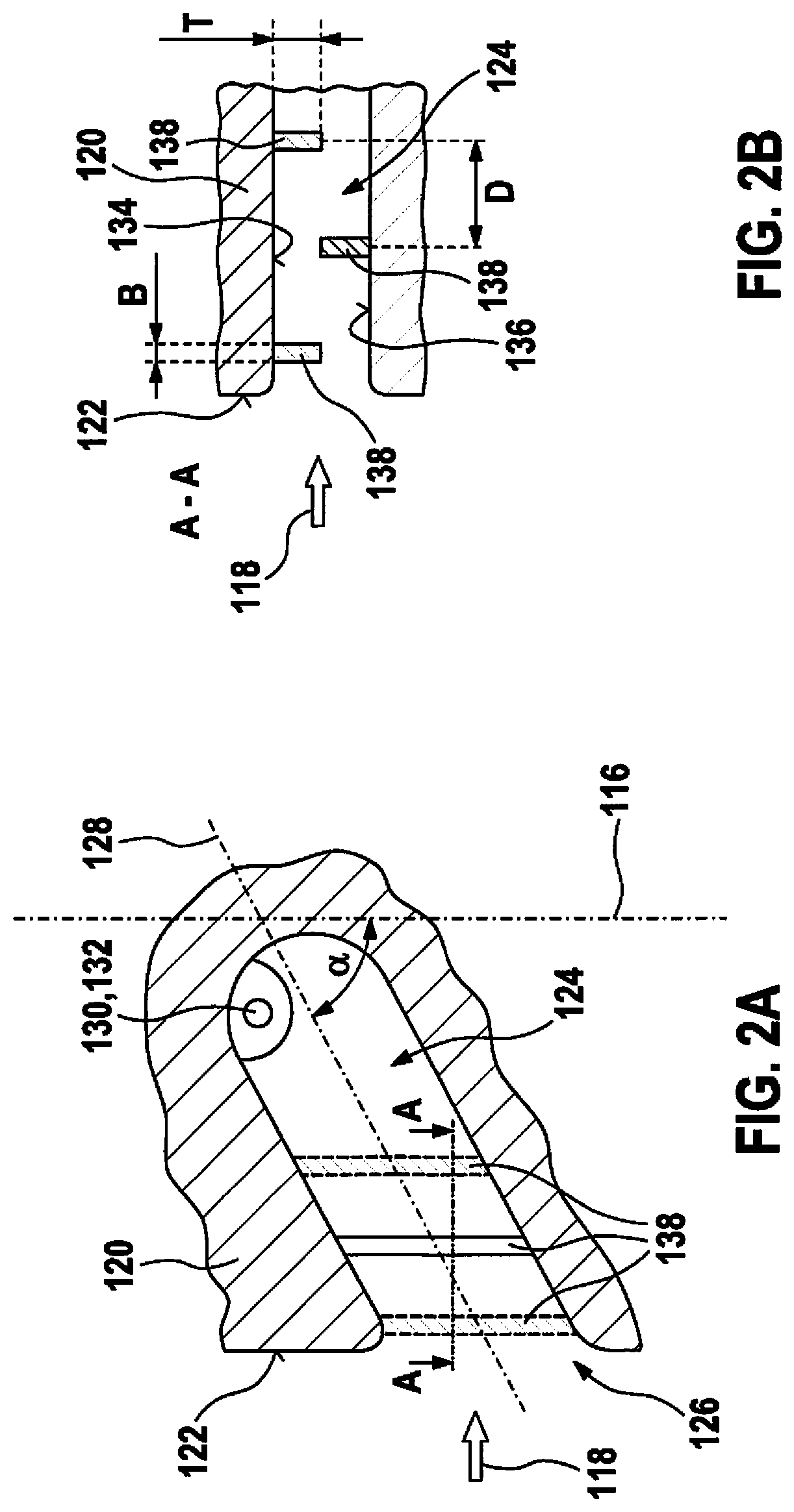Pressure based flow sensor element having a pressure sensor and ribs positioned in the flow passage