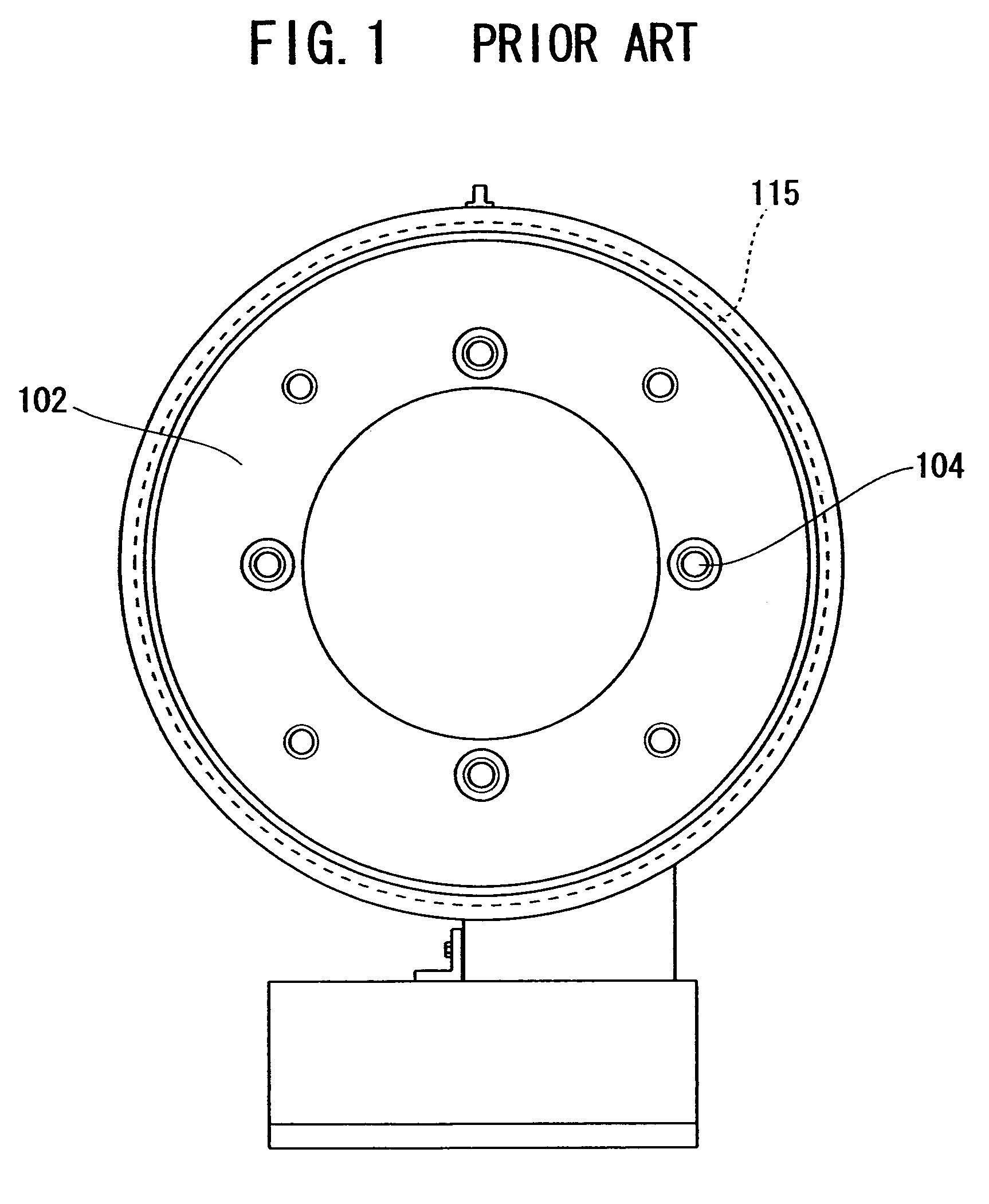 Torque measuring device for rotating body