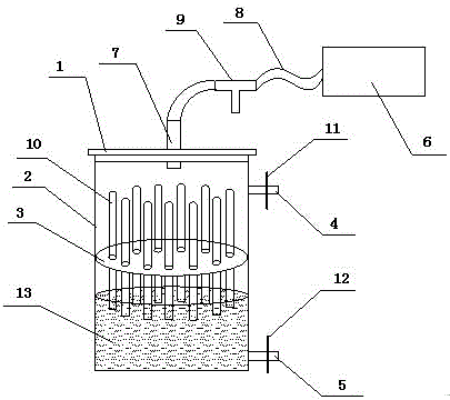 Nuclear magnetic tube cleaning device