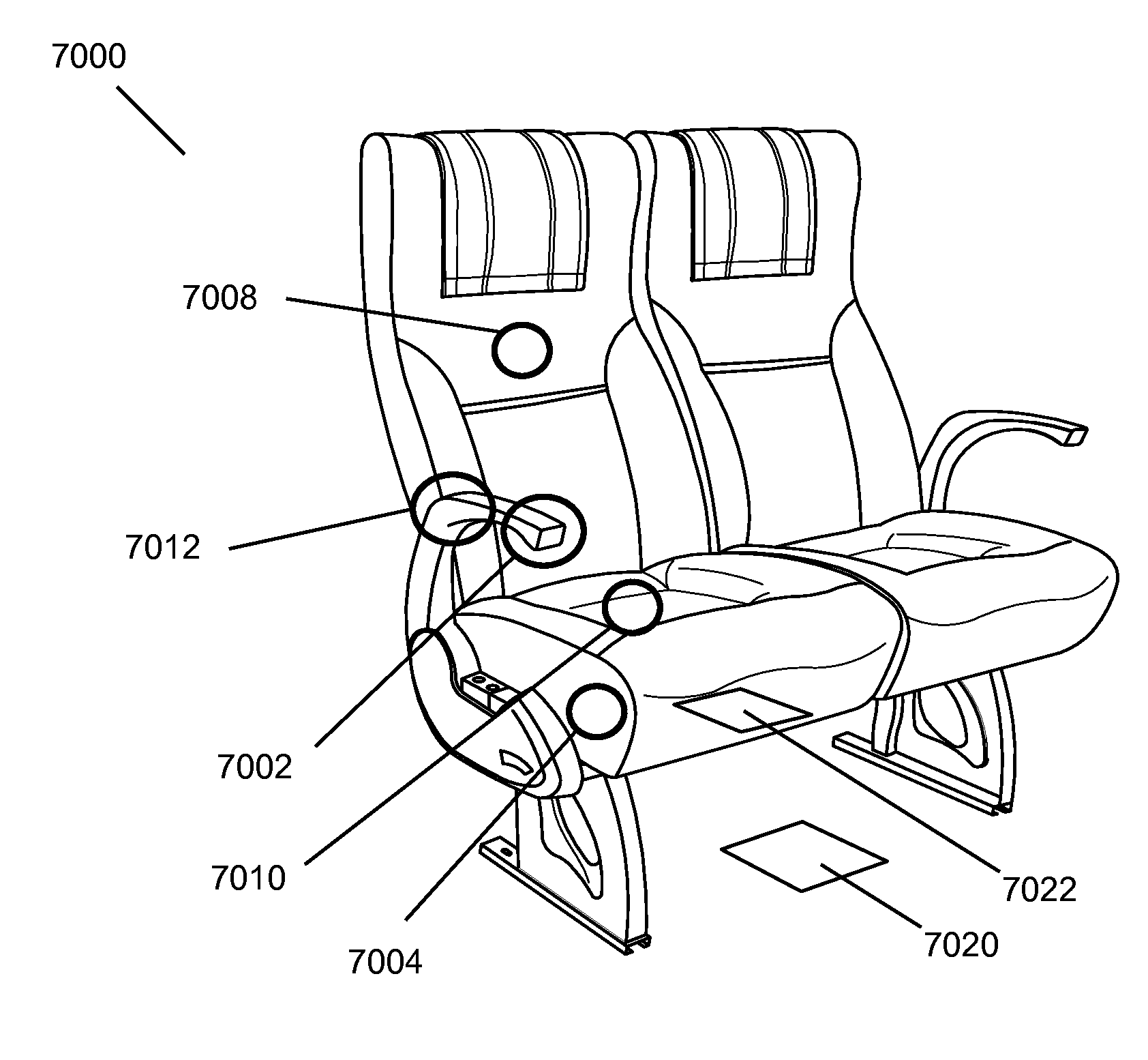Mechanically removable wireless power vehicle seat assembly
