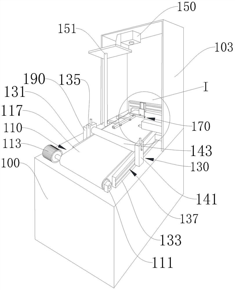 Secondary laser splitting device for cutting optical glass