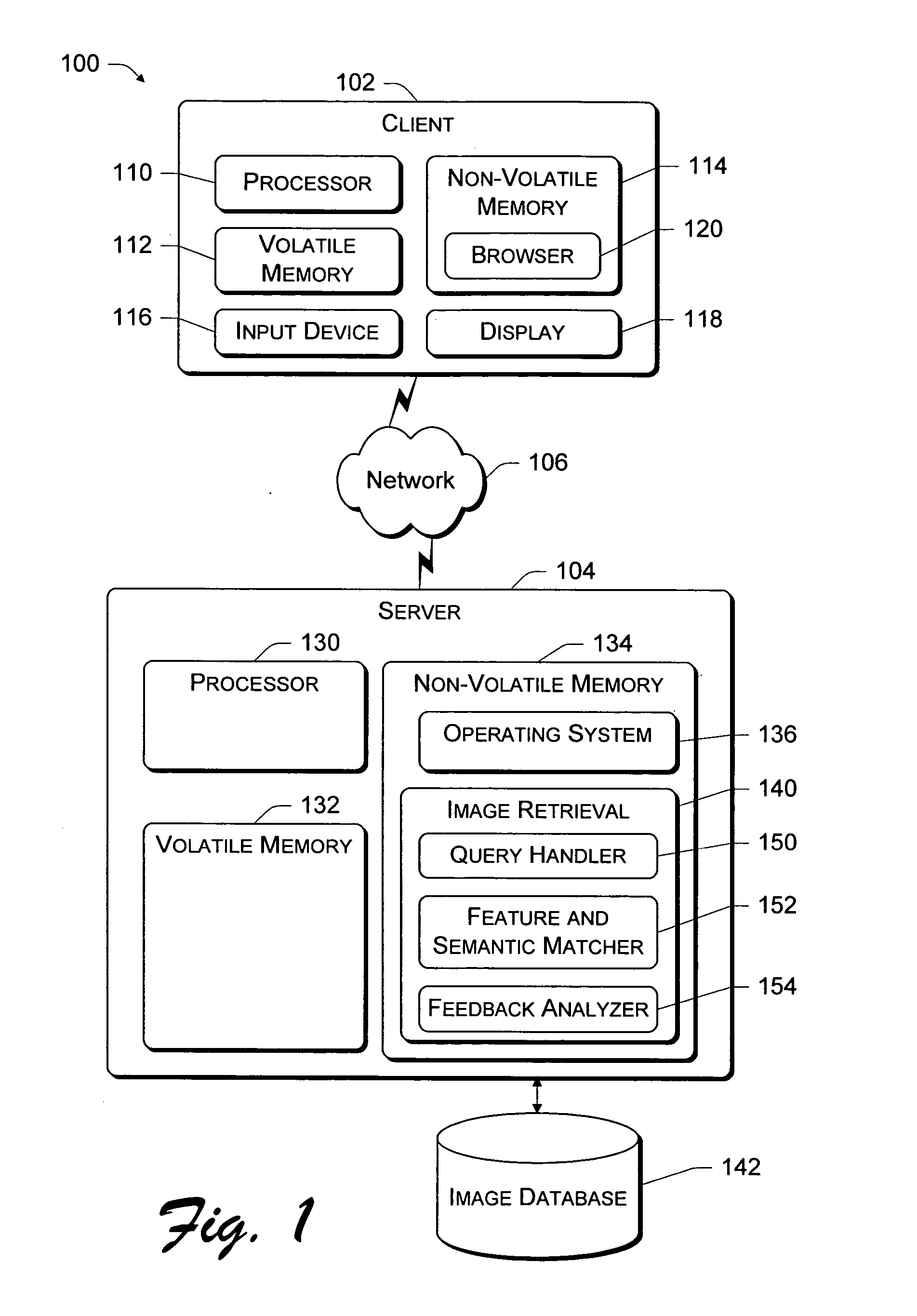 Image retrieval systems and methods with semantic and feature based relevance feedback