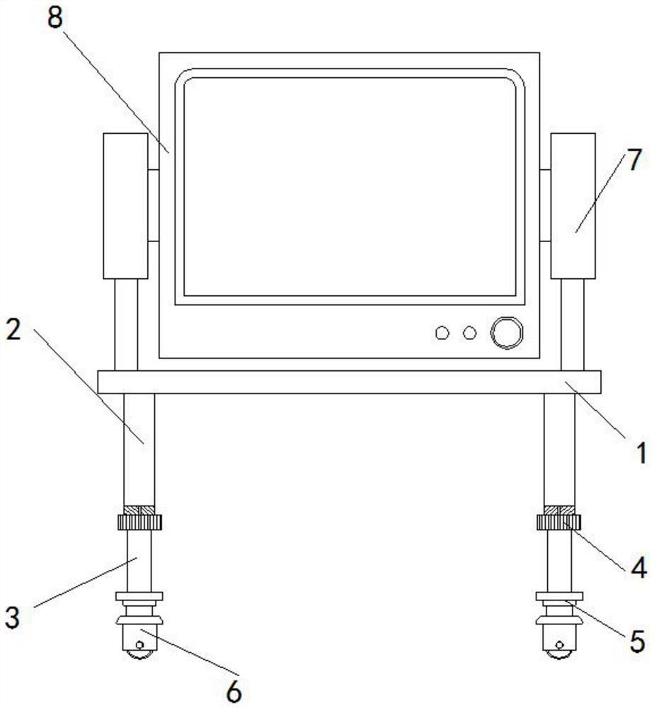 Demonstration device convenient to adjust and used for enterprise management consultation