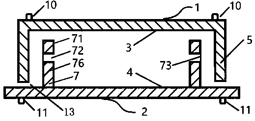 Cracking-type antiskid fan-shaped counting surface sampling culture dish