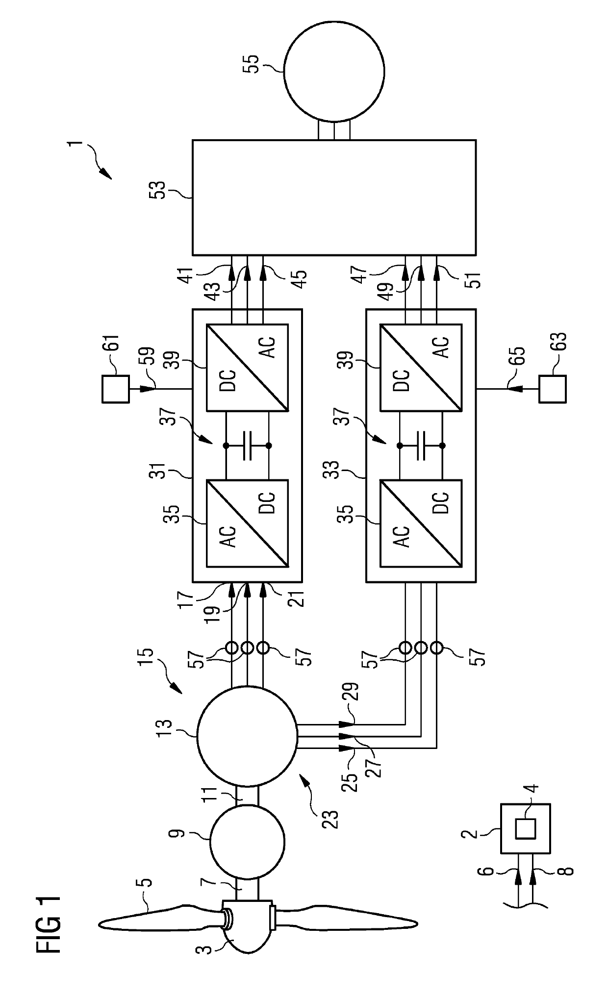 Diagnosing a winding set of a stator