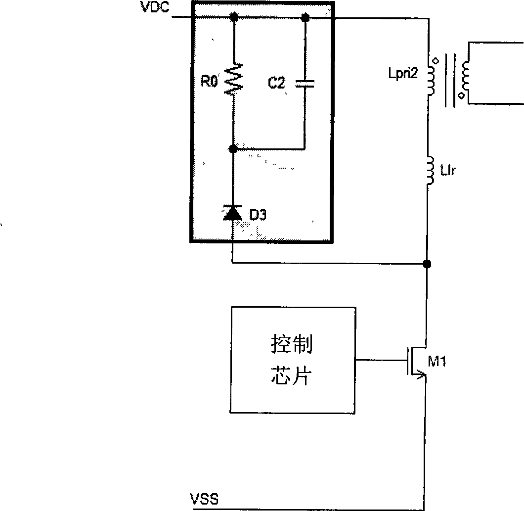 Lossless absorption circuit used for inverse-excitation type switch power supply