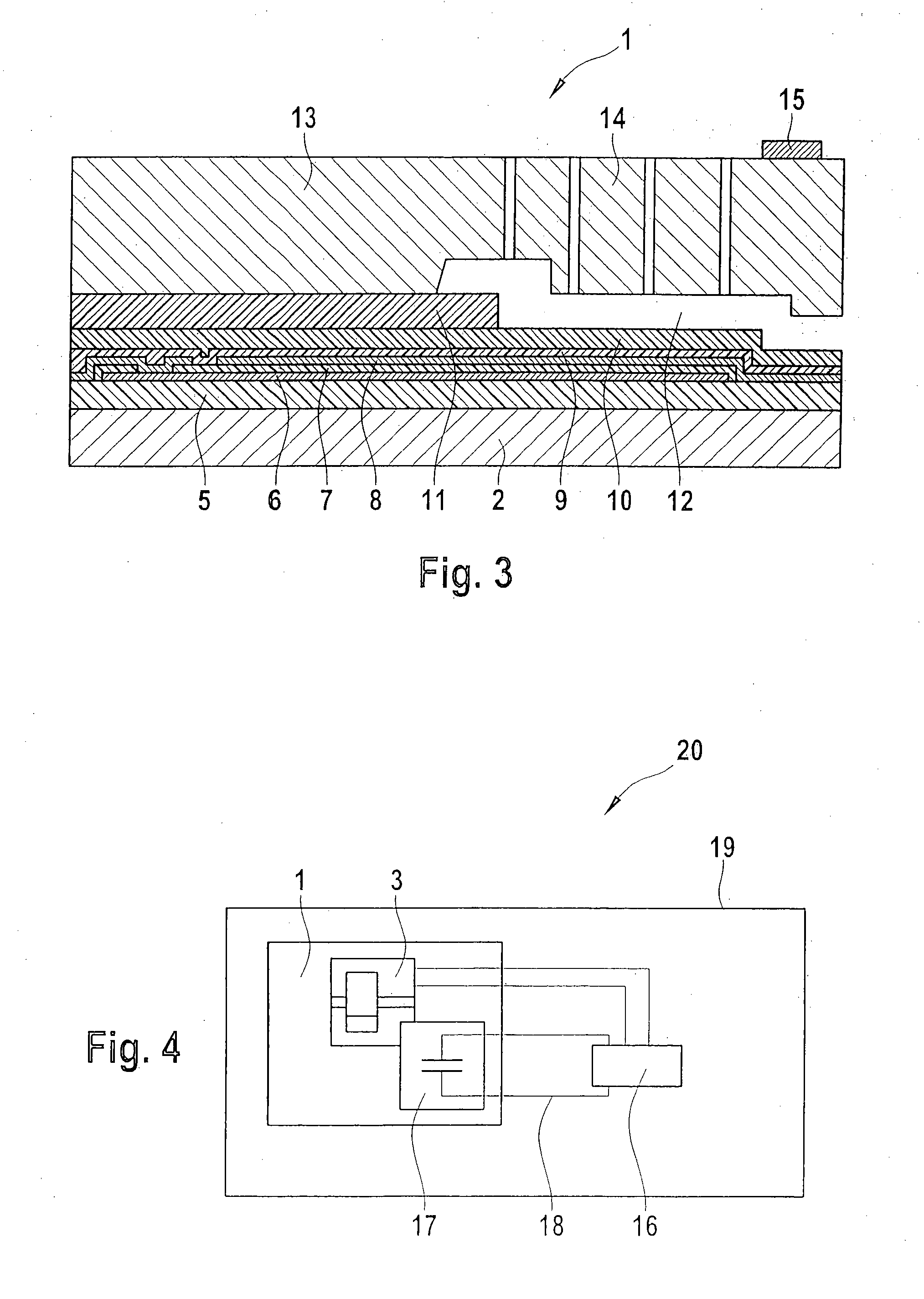 Micromechanical component having integrated passive electronic components and method for its production