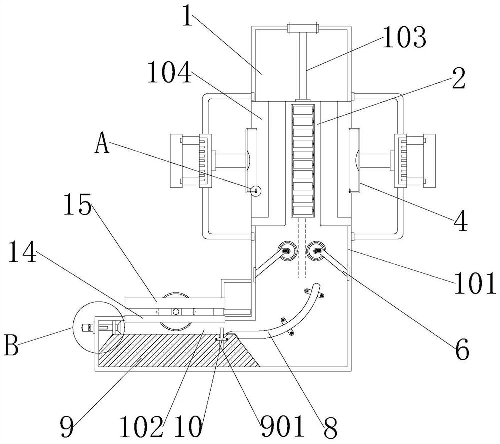 Wooden floor processing machine and cutting control method thereof