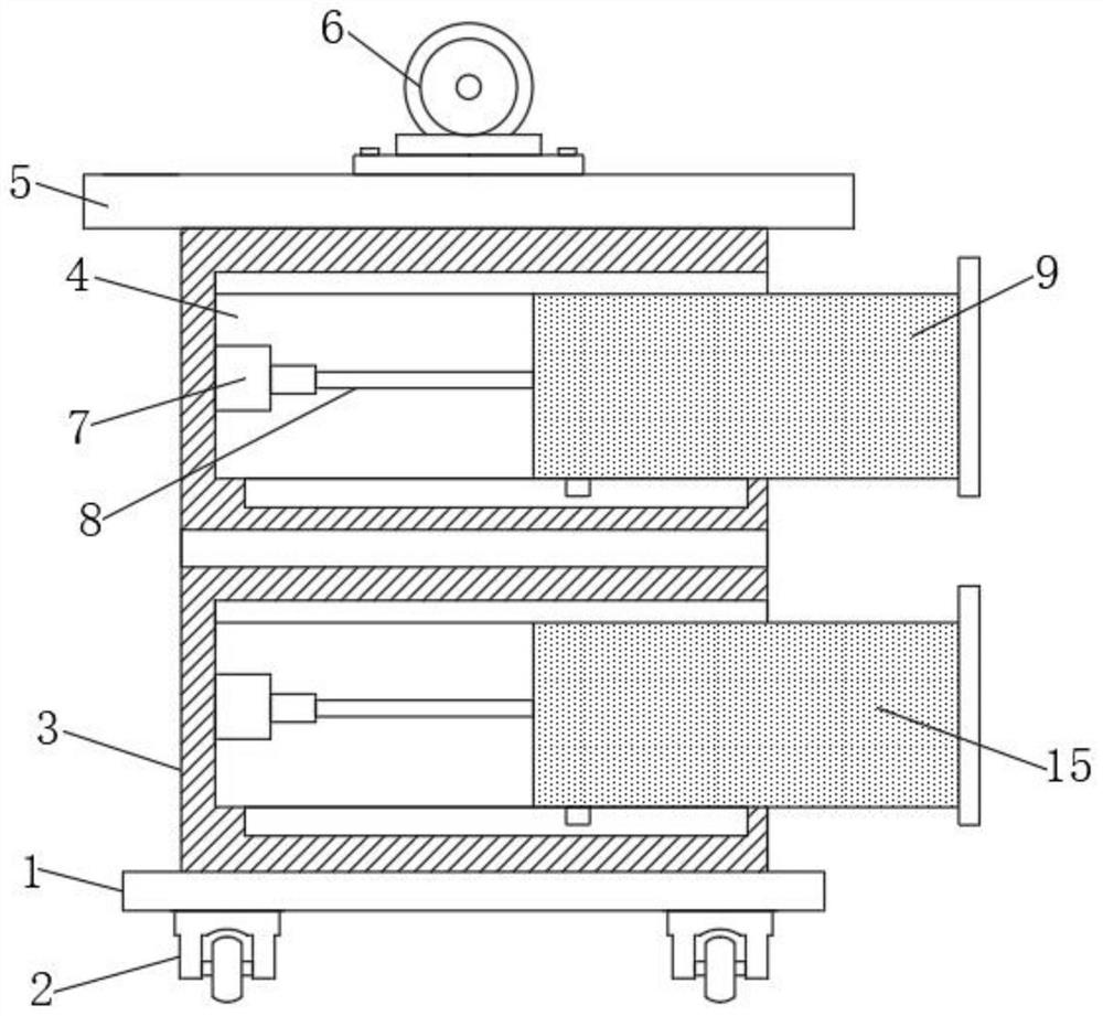 Indoor metal armored draw-out switch cabinet and use method thereof