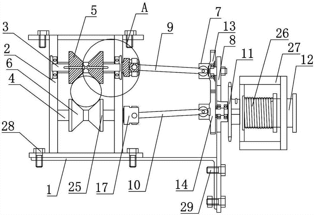 Steel tube derusting machine