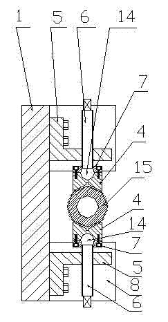 Thread machining technology equipment for a connecting rod of a press machine