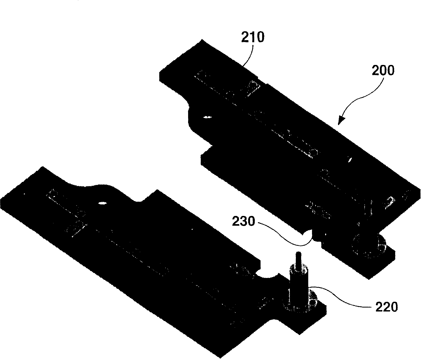 Hydro forming apparatus for making U-shaped products