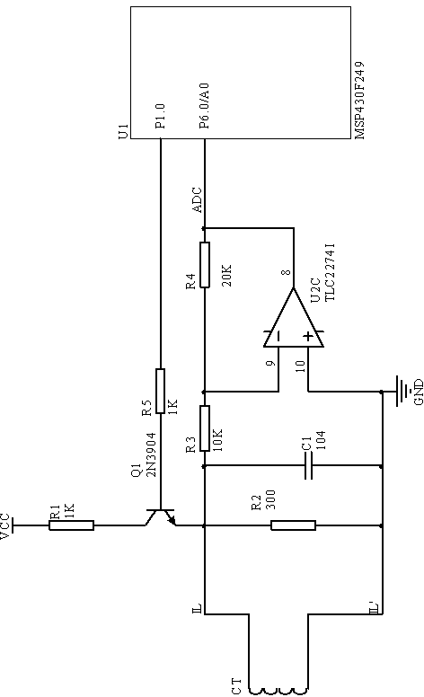 Residual current transformer secondary coil disconnection detection circuit