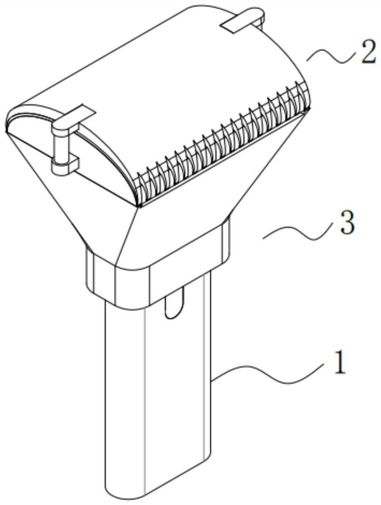 A skin preparation knife capable of collecting hair