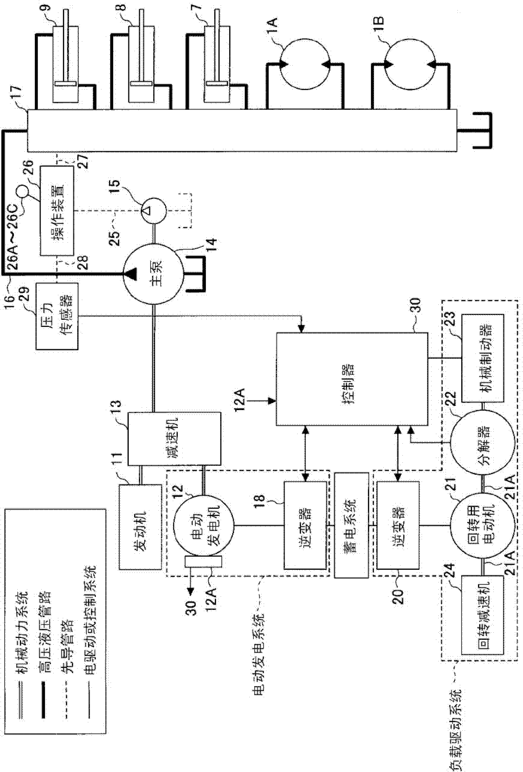 Hybrid construction machine