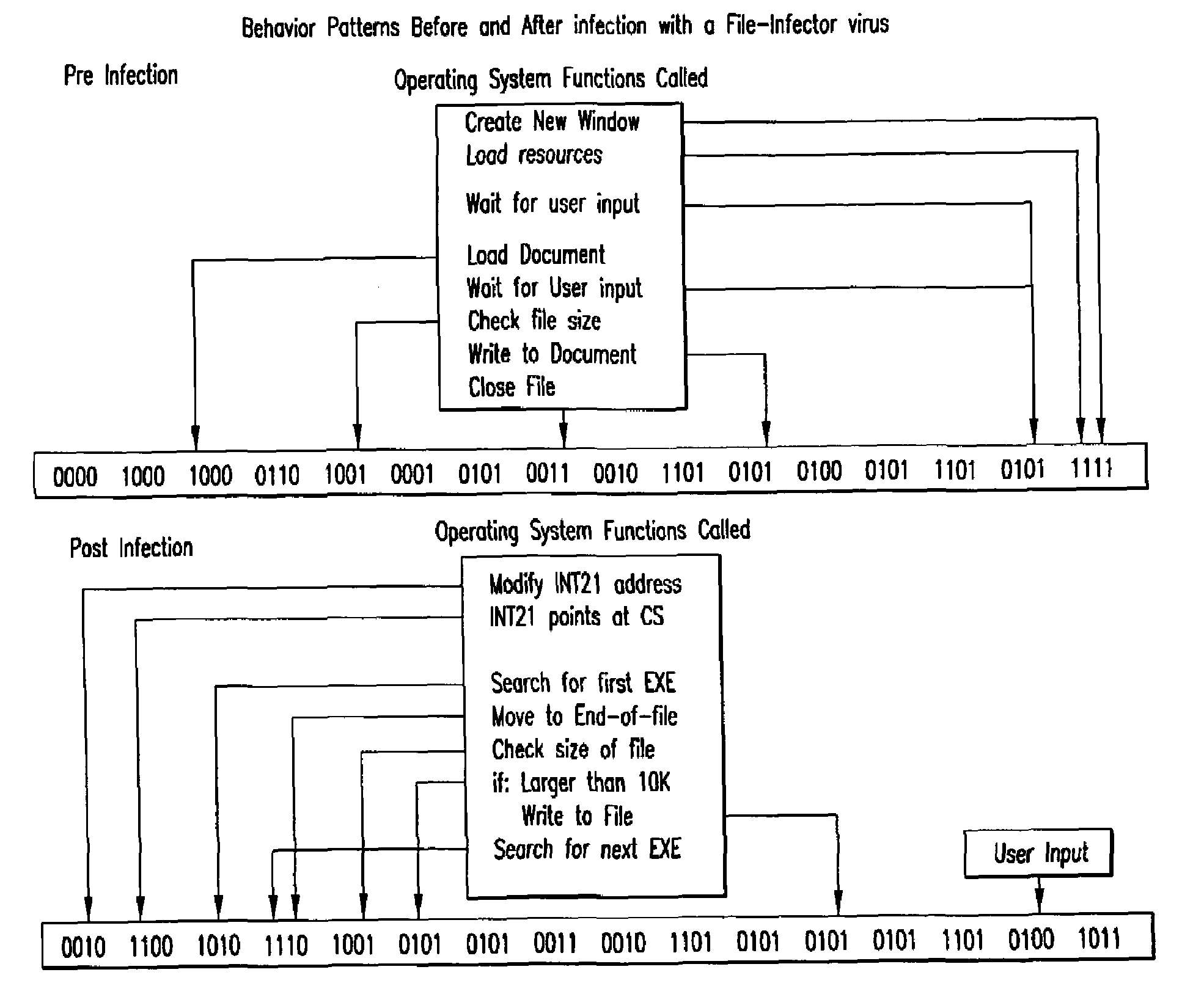 Computer immune system and method for detecting unwanted code in a computer system