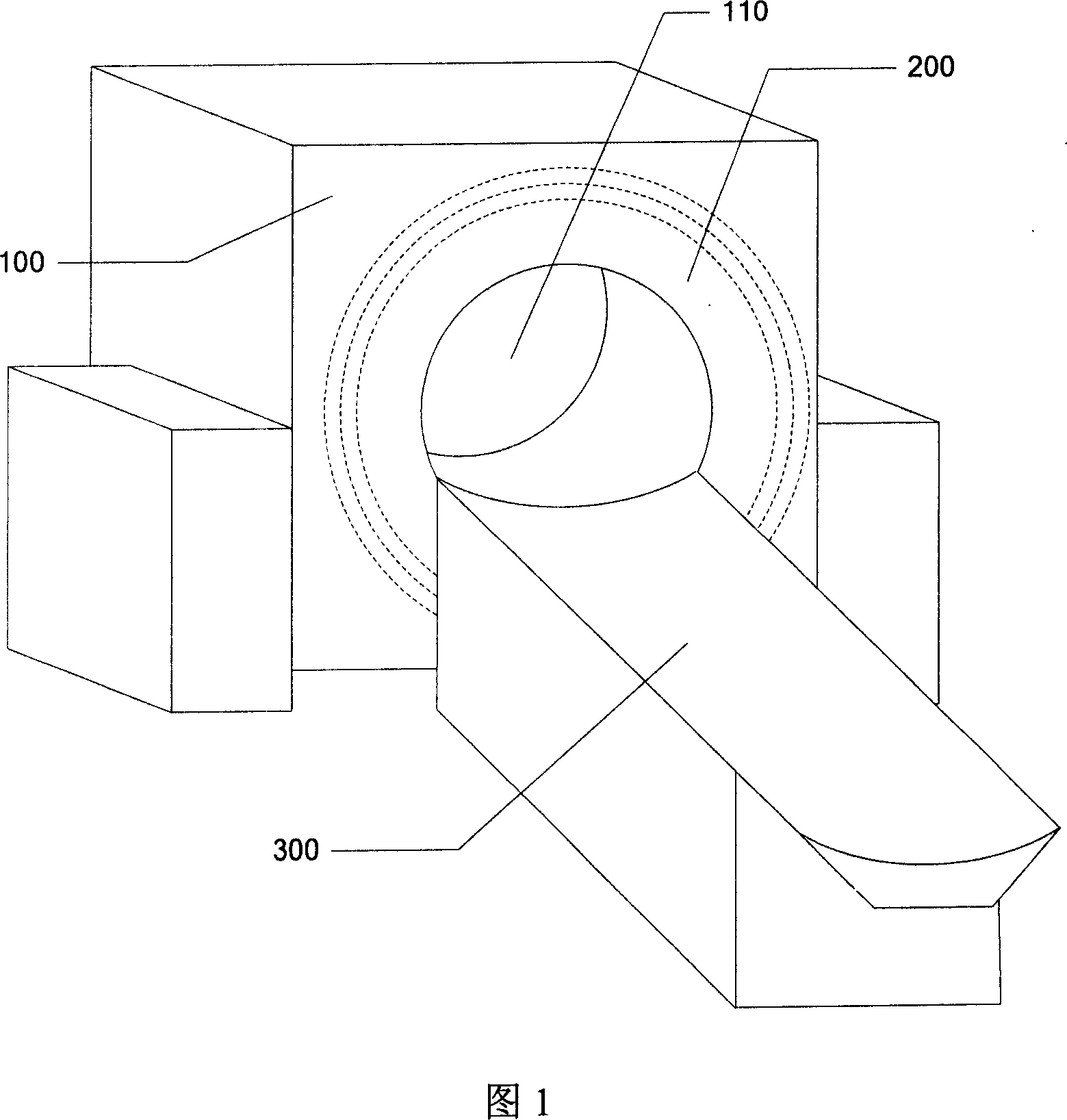 Wind-cooling heat dissipating method of CT device and the apparatus thereof