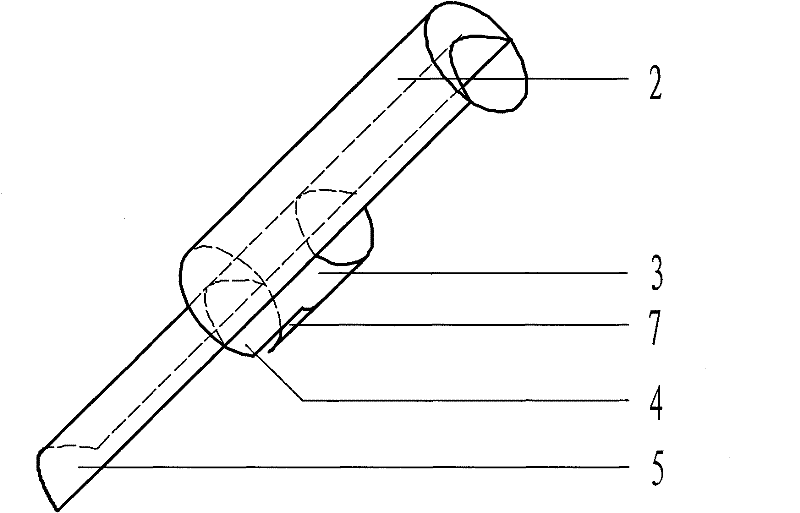 All-glass solar thermal-collecting tube water separator