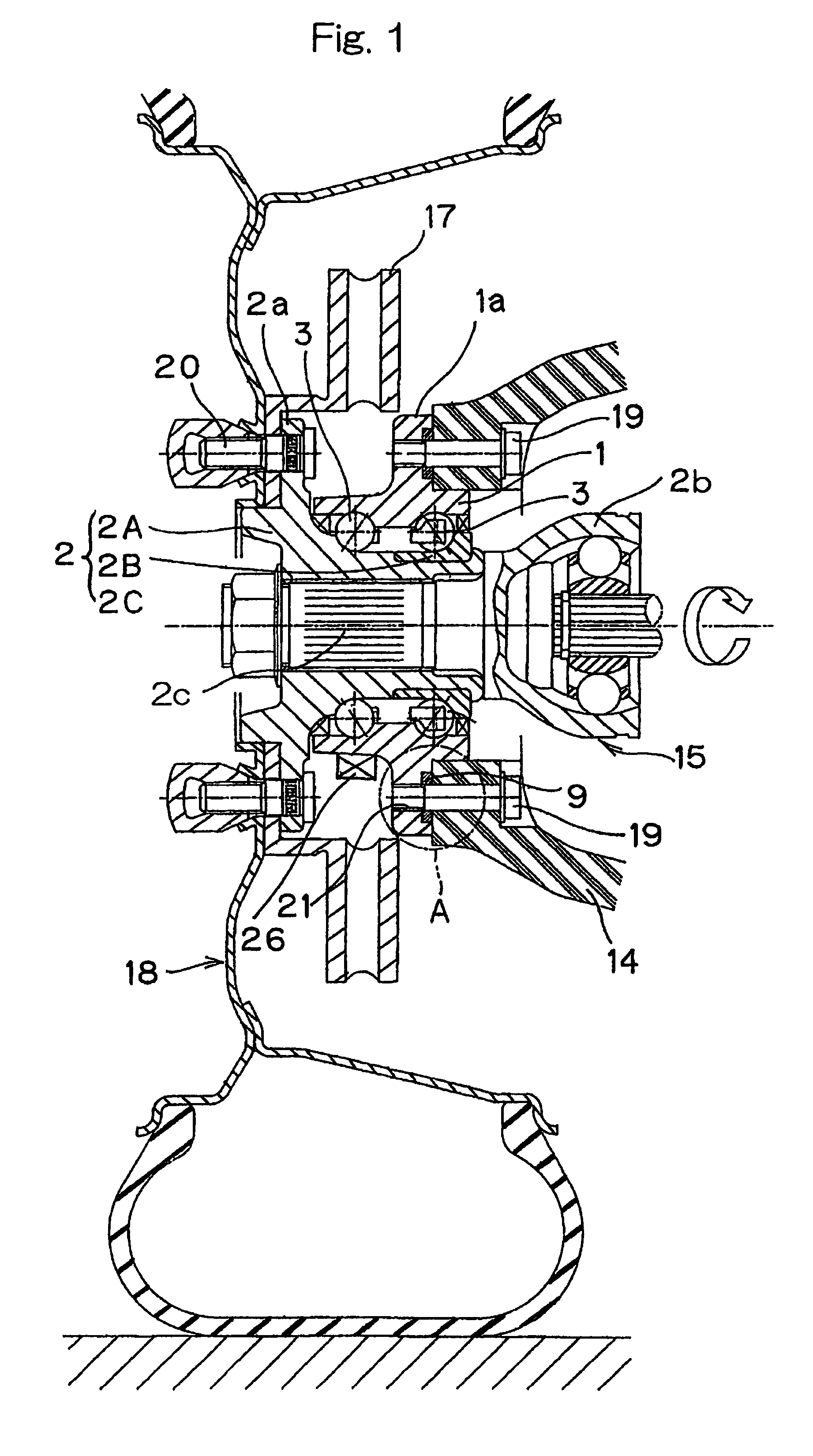 Sensor-integrated wheel support bearing assembly