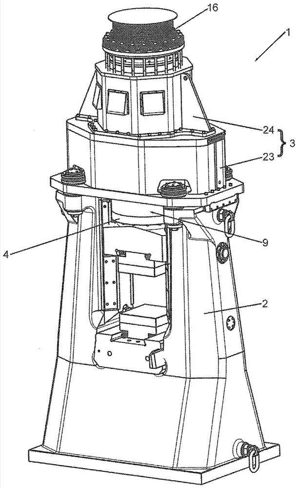 A method of machining a workpiece and a linear hammer
