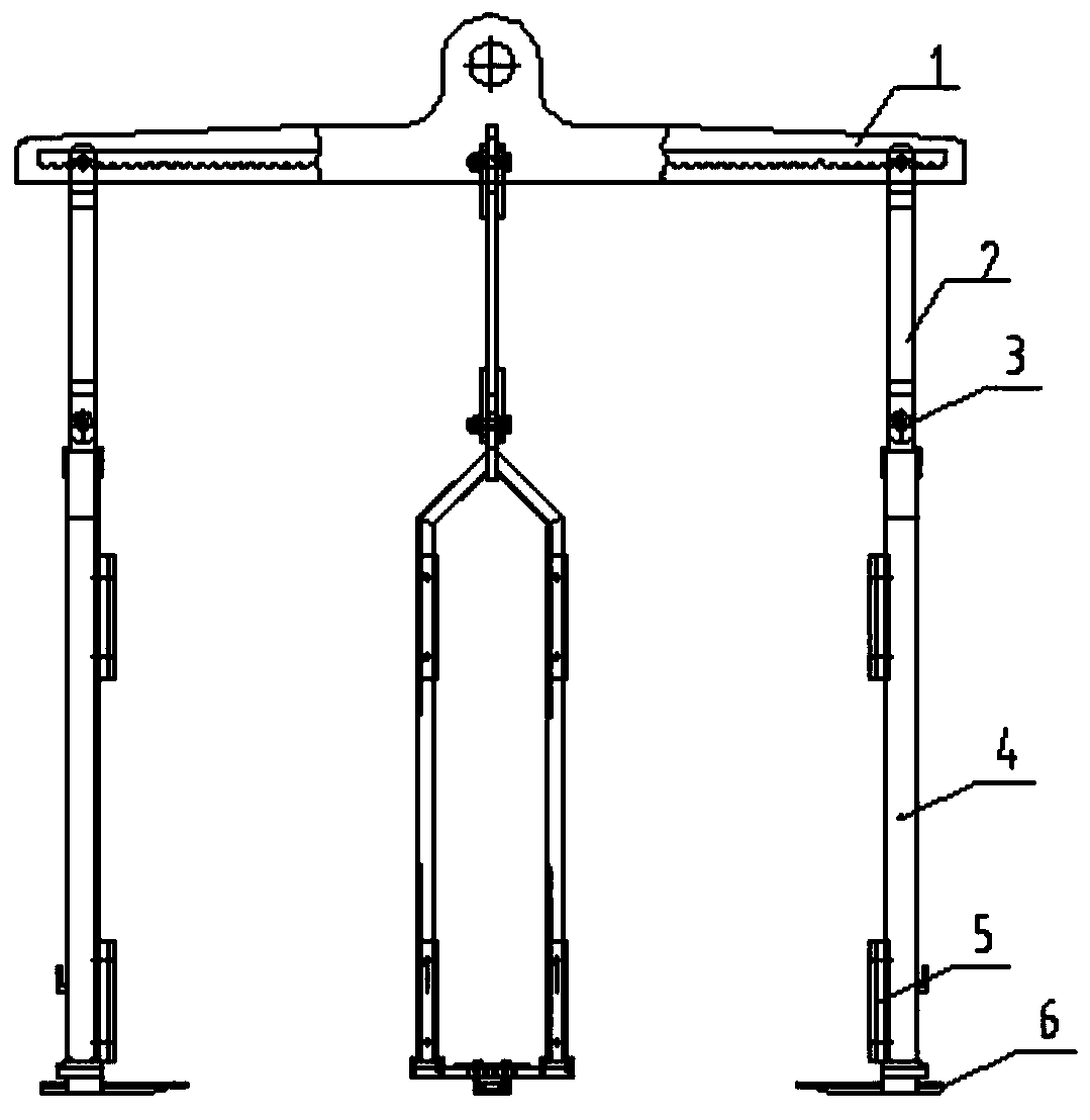 Multi-arm lifting appliance and lifting method thereof