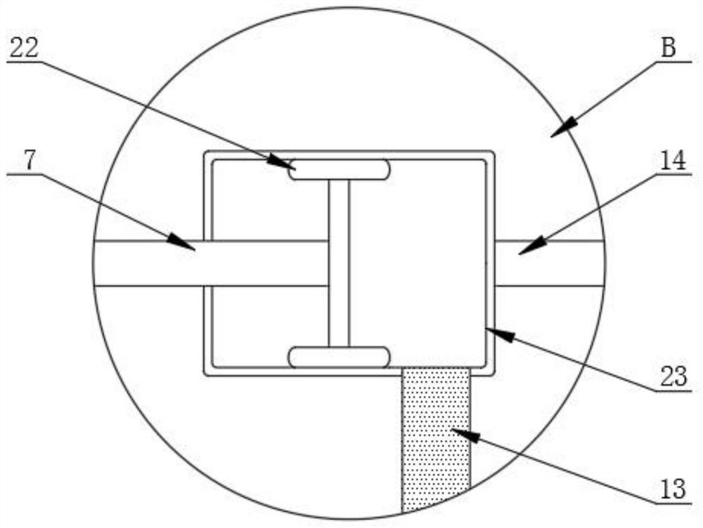 A network storage device with good buffer protection effect