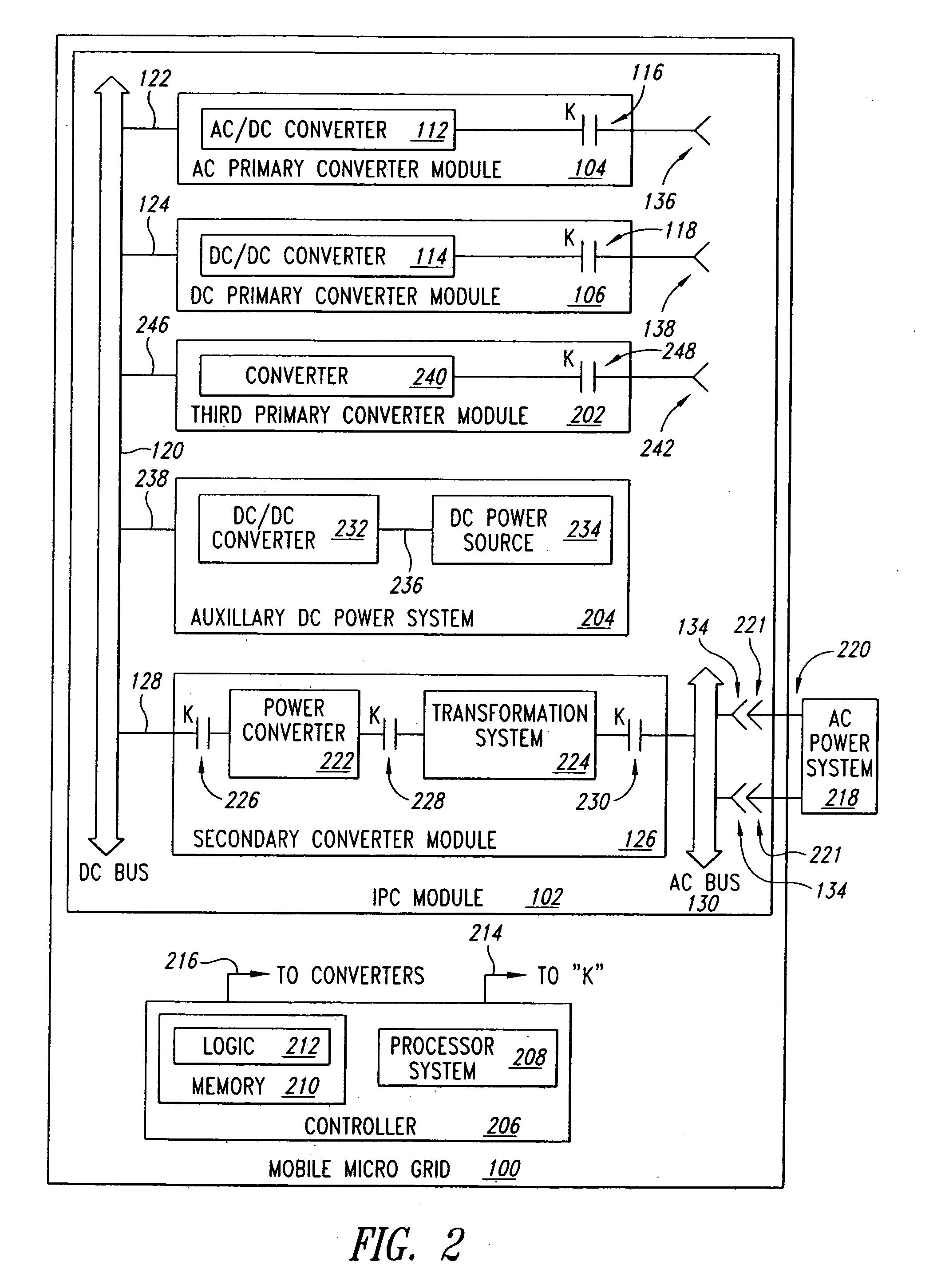 System and method for controlling power flow in a power system