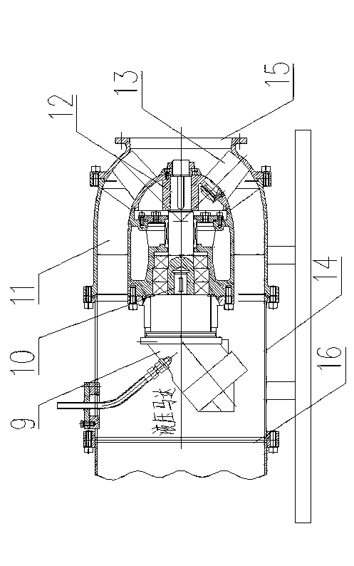 Mobile type light submerged type hydraulic pumping system