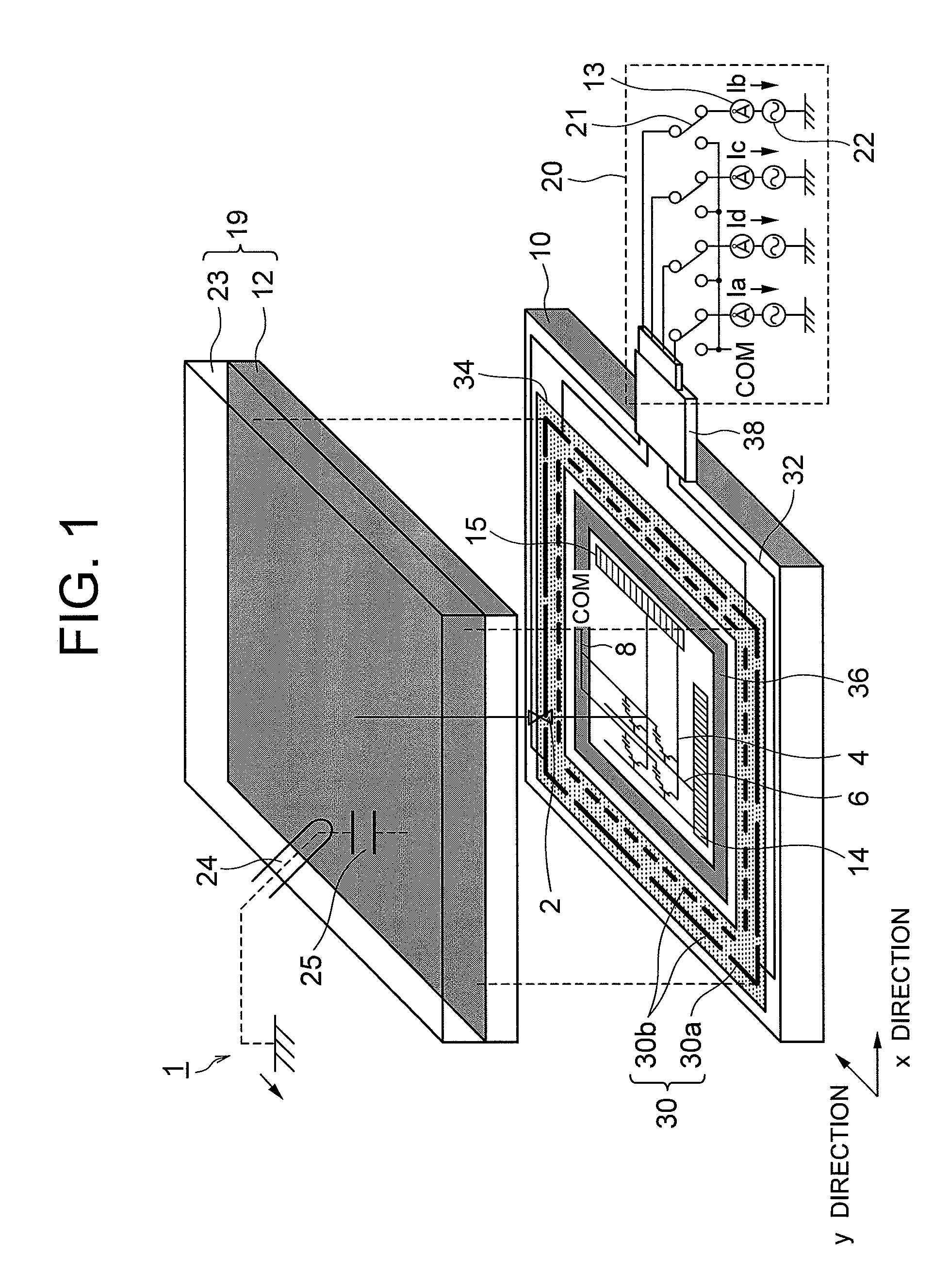 Display device, liquid crystal display device, electronic apparatus, and display device manufacturing method