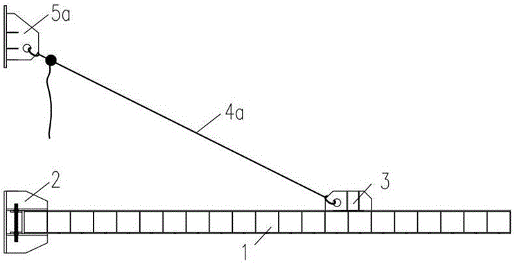 Wall-attaching type hoisting hanging bracket capable of achieving horizontal large-angle stepless adjustment