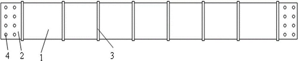 Corrugated mild steel energy dissipation support