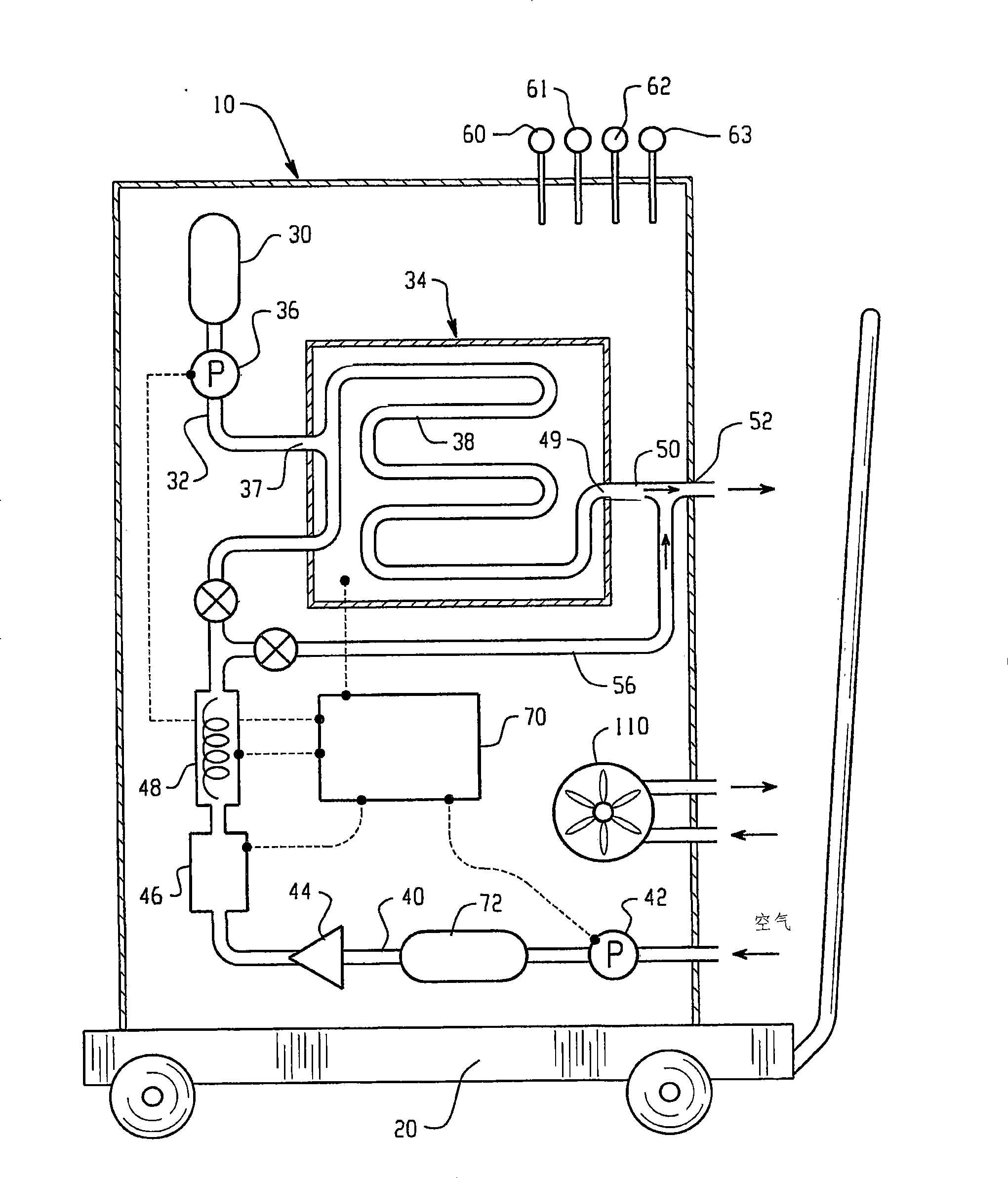 Room decontamination with hydrogen peroxide vapor