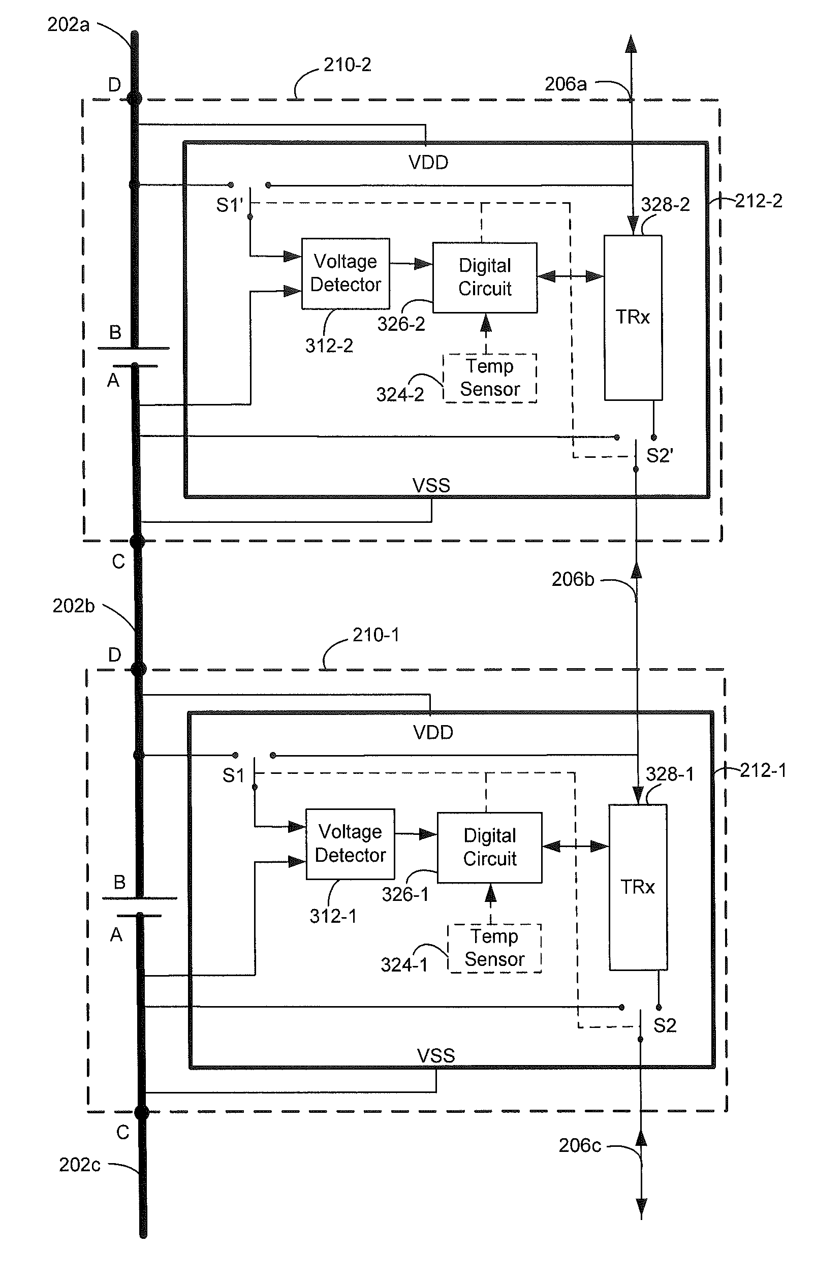 Method and Apparatus for Contact Detection in Battery Packs