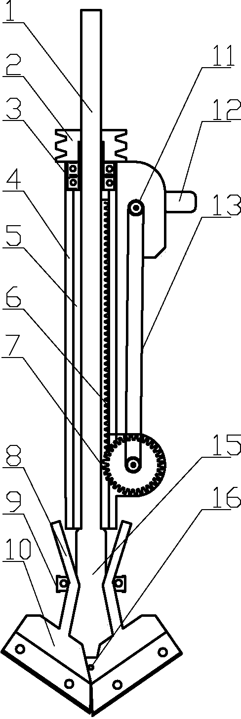 Bamboo stump crusher