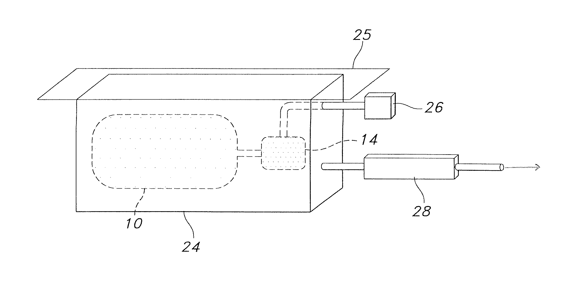 Apparatus and method for the integrity testing of flexible containers