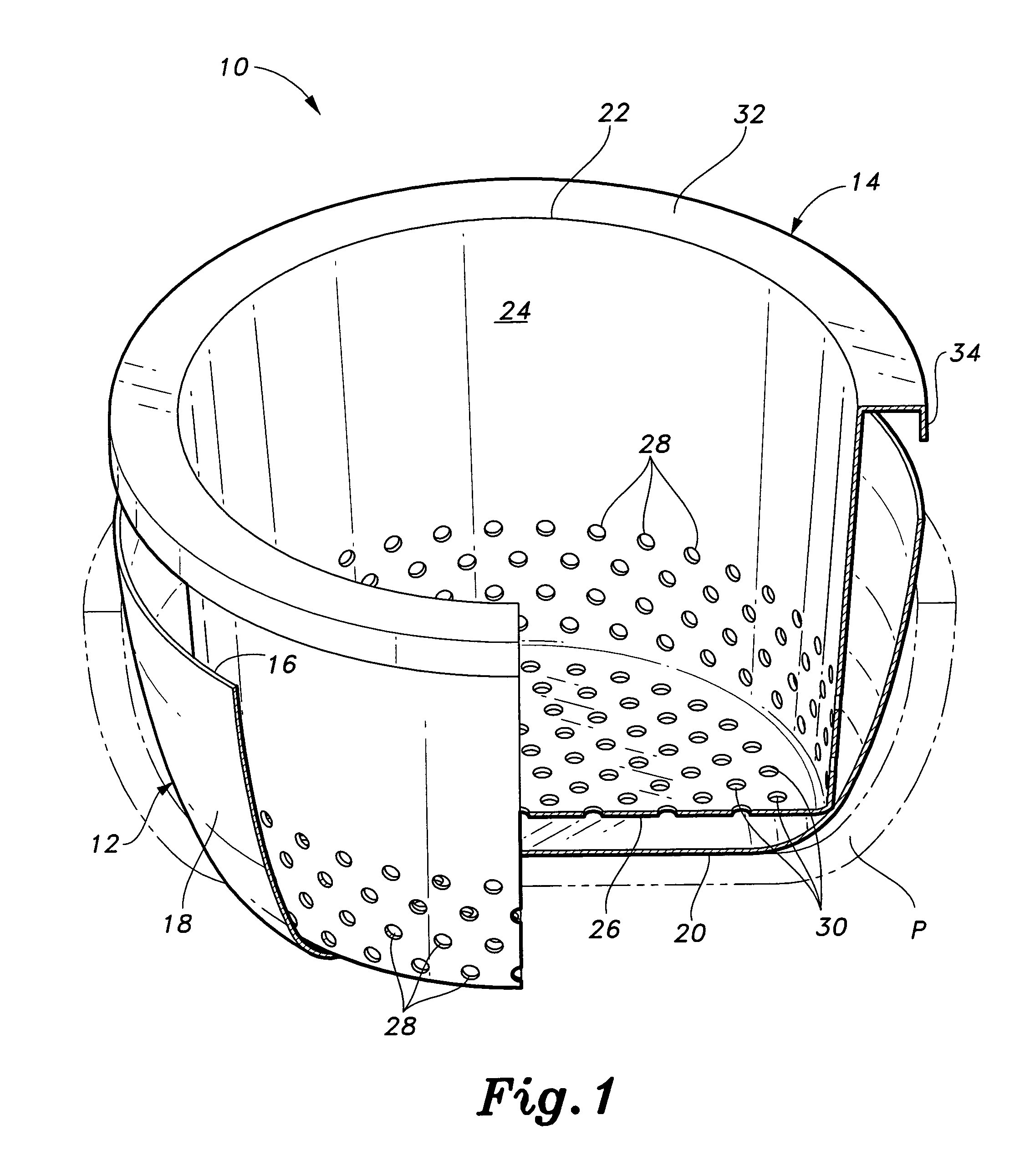 Disposable frying pan insert