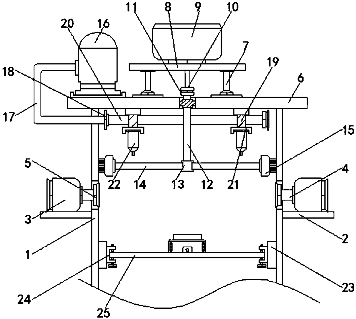 Integrated cleaning channel capable of cleaning robot