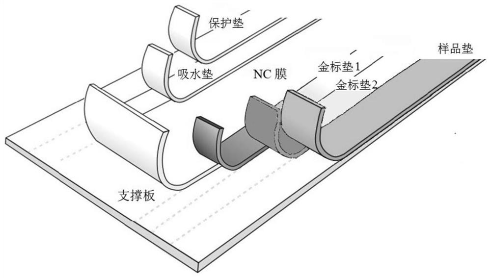 A double-linked gold standard detection test paper for classical swine fever virus and porcine pseudorabies virus and its preparation method