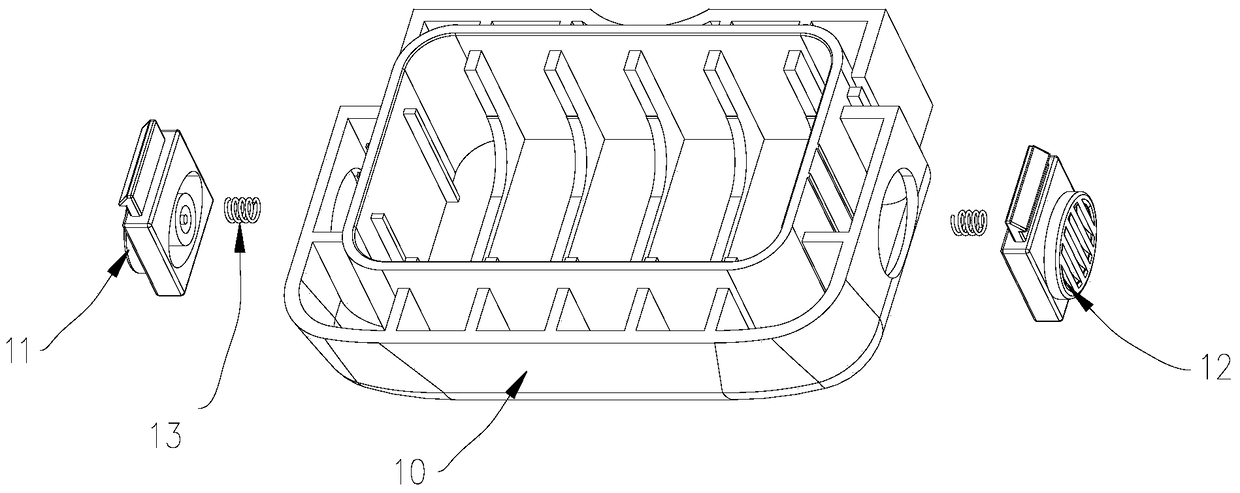 A battery cover installation structure