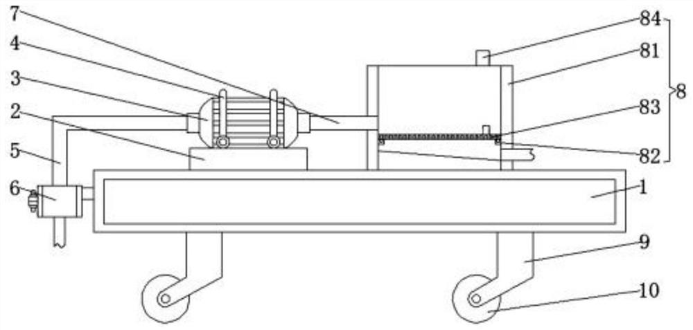 Oil pumping device for oil exploitation and using method