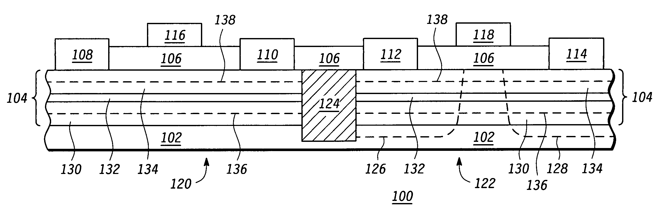 Complementary metal-oxide-semiconductor field effect transistor structure having ion implant in only one of the complementary devices